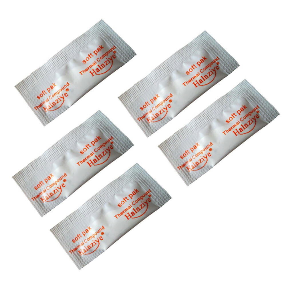 5x White Thermal Paste Grease Heatsink Compound 0.6g Soft Pack