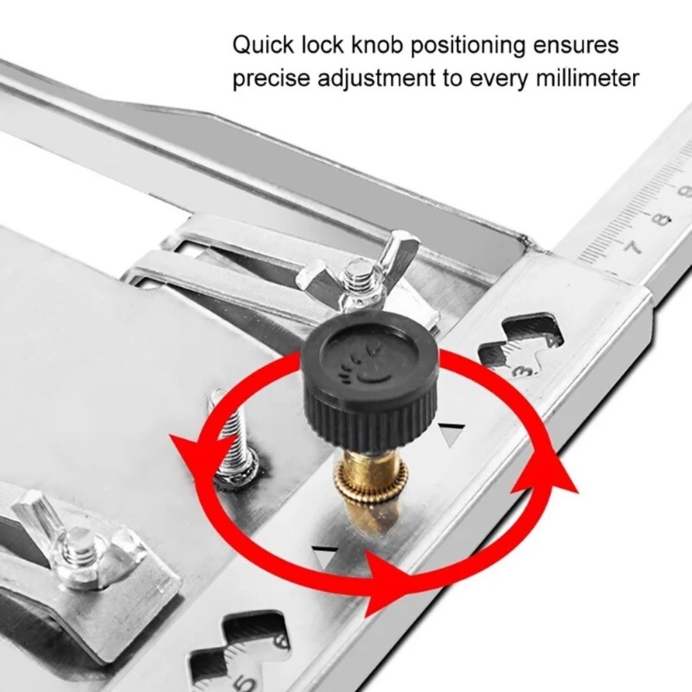 Adjustable Electric Circular Saw Machine Edge Guide Positioning Cutting Board US