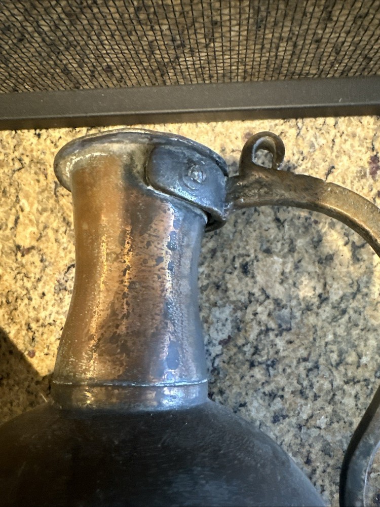 12” Hand Made Aftabe Solid Copper Unknown Age At Least 70 Years Old