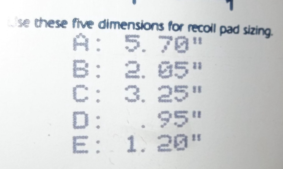 Pachmayr Model T-660-L-LE-BL Pad-Triple Magnum ~ NEW IN PACKAGE ~ FREE FAST SHIP