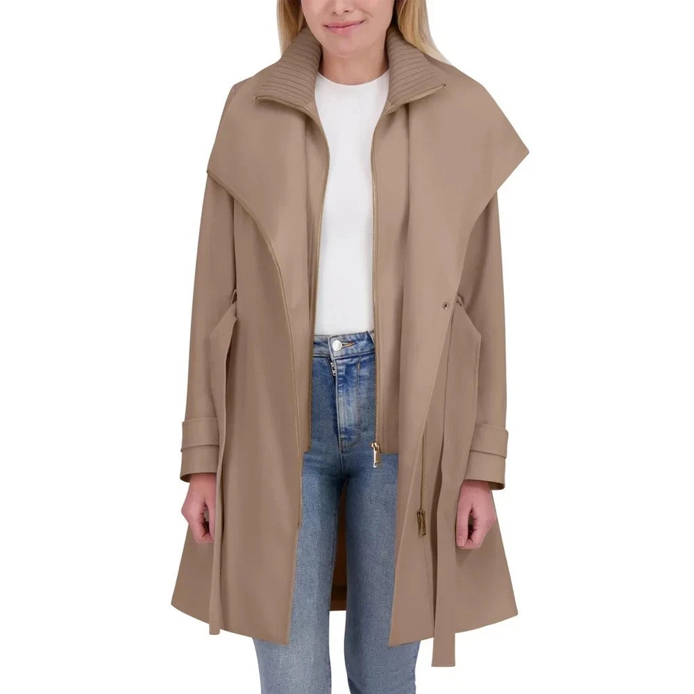 Halston Women's Belted Trench Coat
