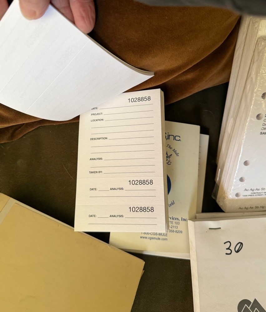 Sample Tags Engineering Geology