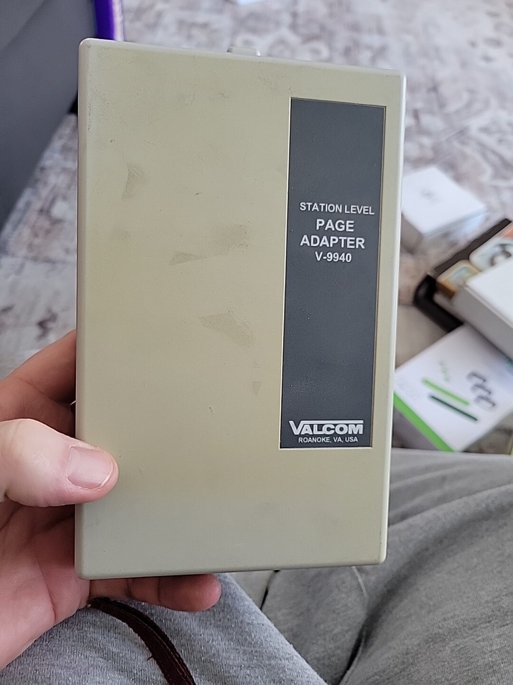 Valcom V-9940 Station Level Page Adapter