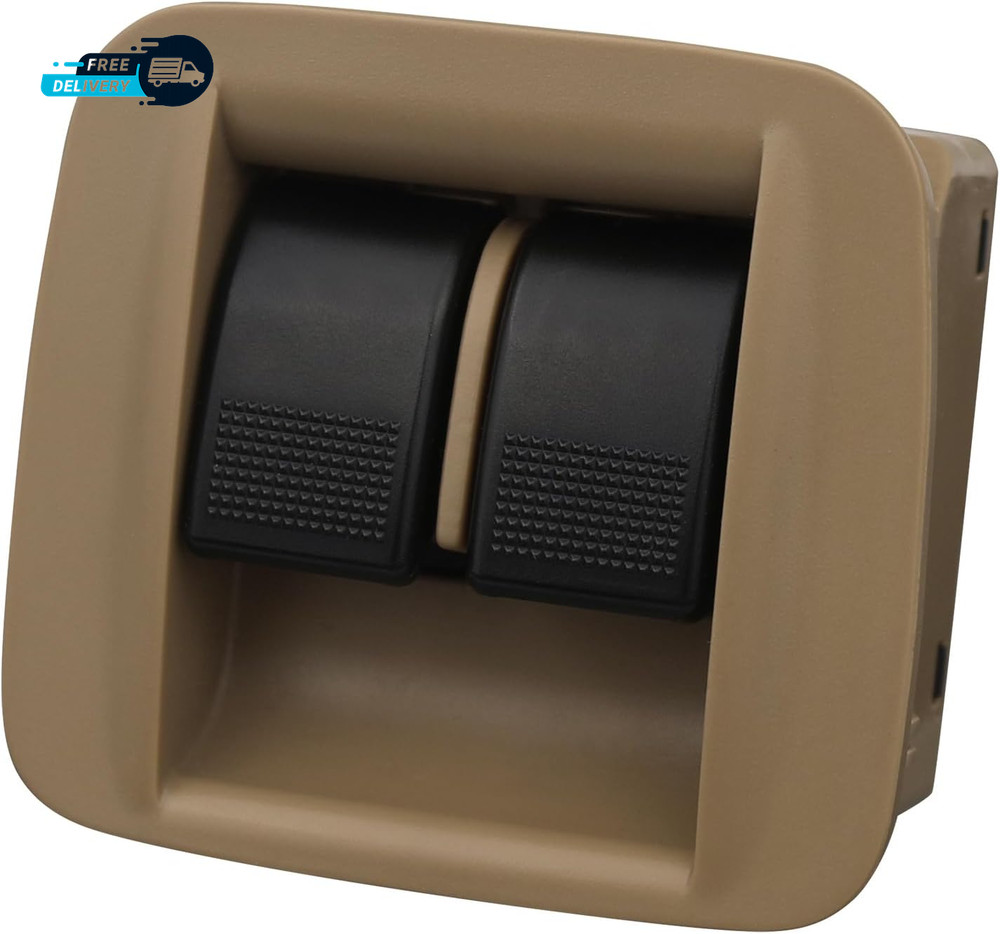 Center Console Power Window Switch Tan Compatible with 1998-2000 Mazda Miata
