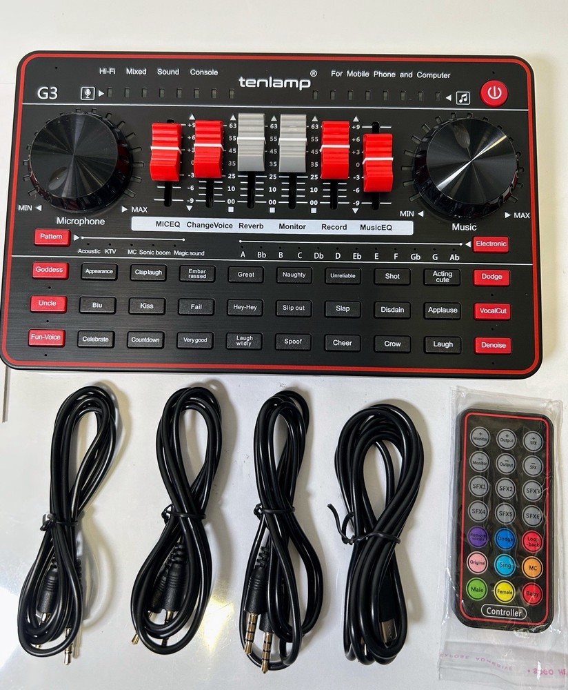 Tenlamp Audio Mixer Kit G3 Studio Recording