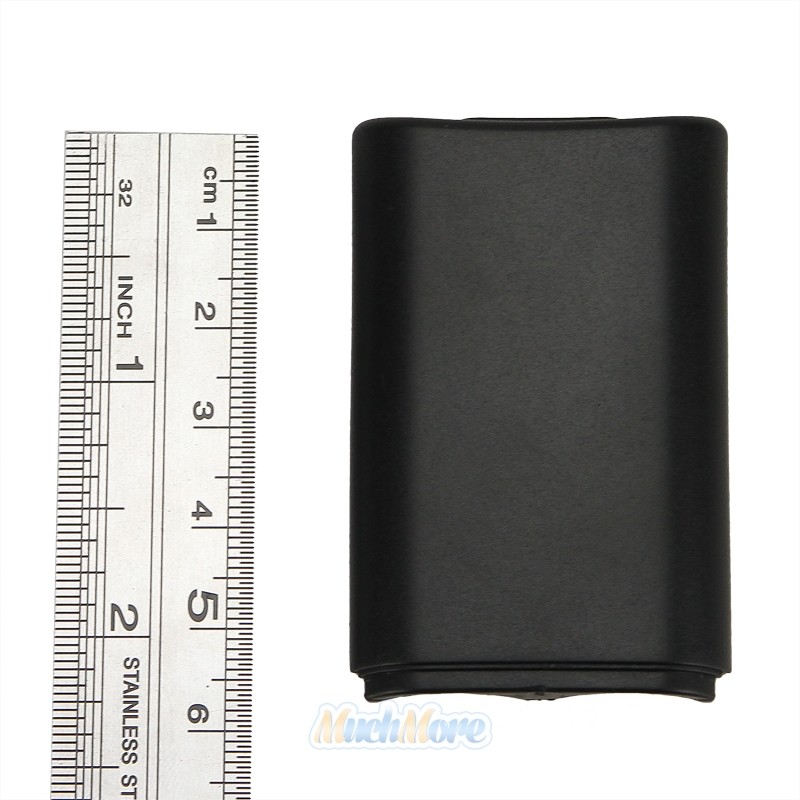 LOT AA Battery Back Cover Case Shell Pack For Xbox 360 Wireless Controller Black