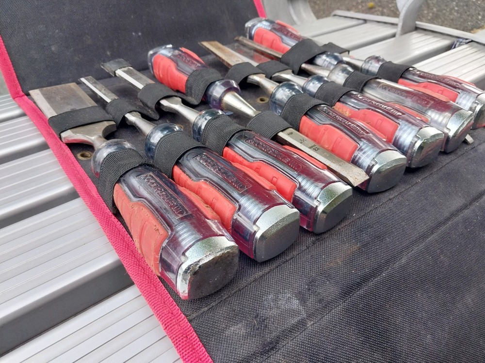 Xtorque Go-Thru Steel Core 9 Pce Chisel Set