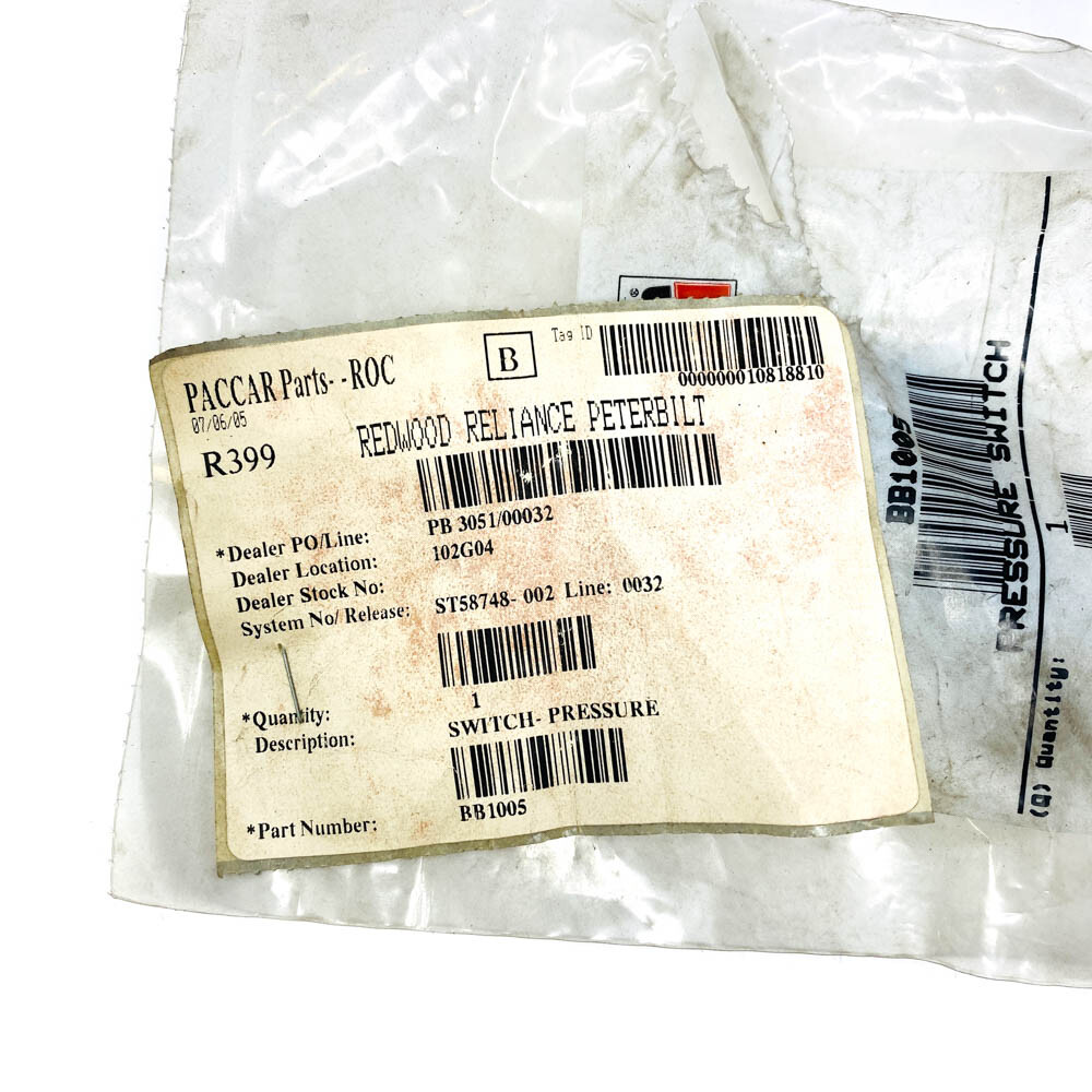 ClimaTech BB1005 Pressure Switch - New