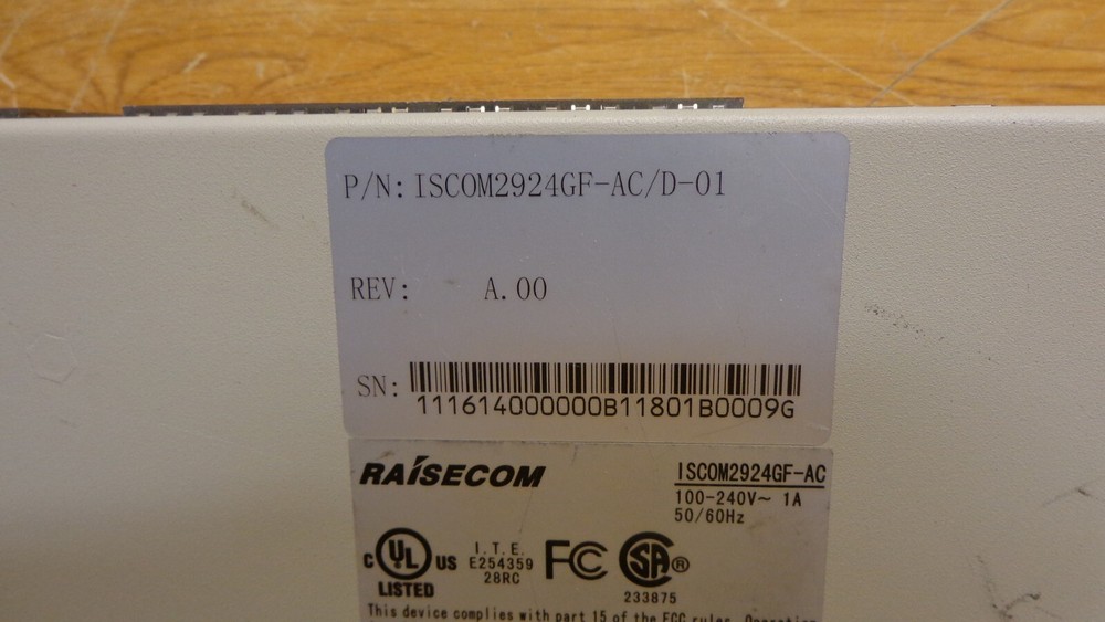 RAISECOM ISCOM2924GF-AC/D-01 Intelligent Managed Advanced Ethernet Switch Beige