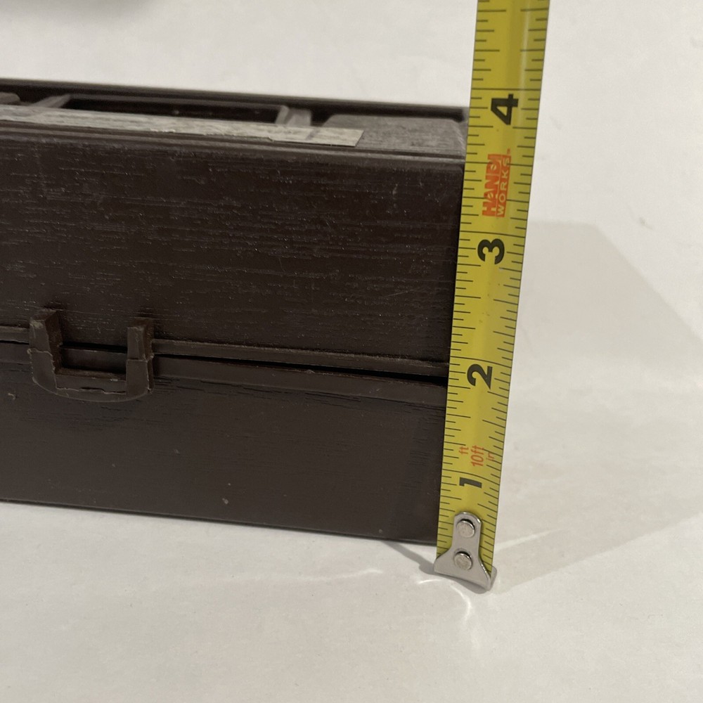 Old Vintage CRAFTSMAN Router&Drill Bits Storage Box ONLY BOX