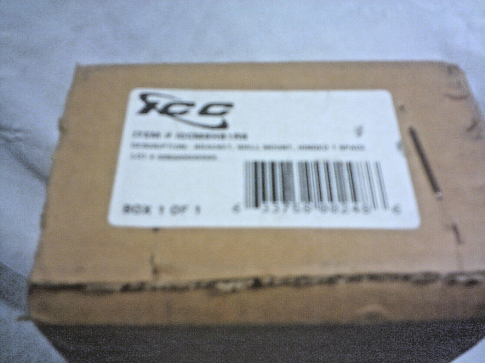 ICC 19 inch wall mount bracket 1 rack unit space