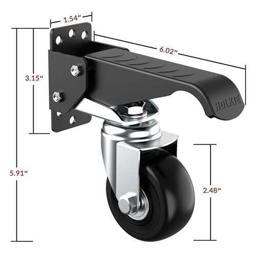 Retractable Casters Heavy Duty Casters with Lifting and Lowering Function