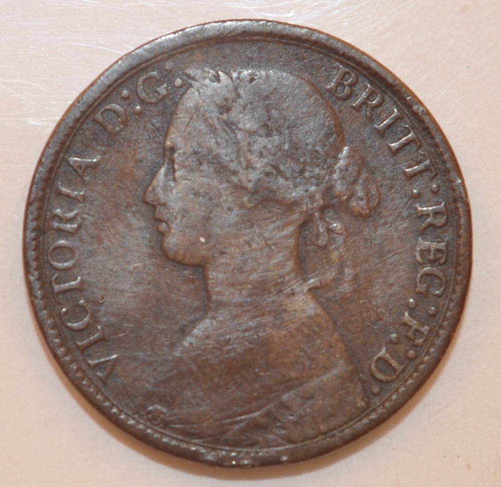 1862 Farthing Great Britain