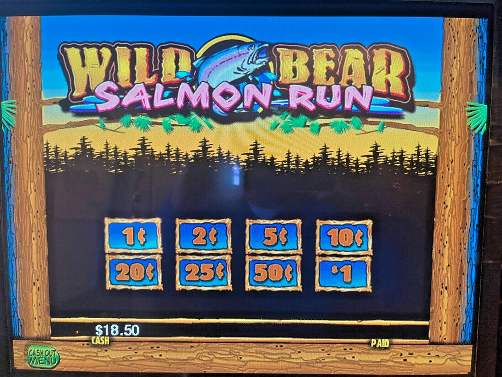 IGT I-game Wild Bear Salmon Run Software