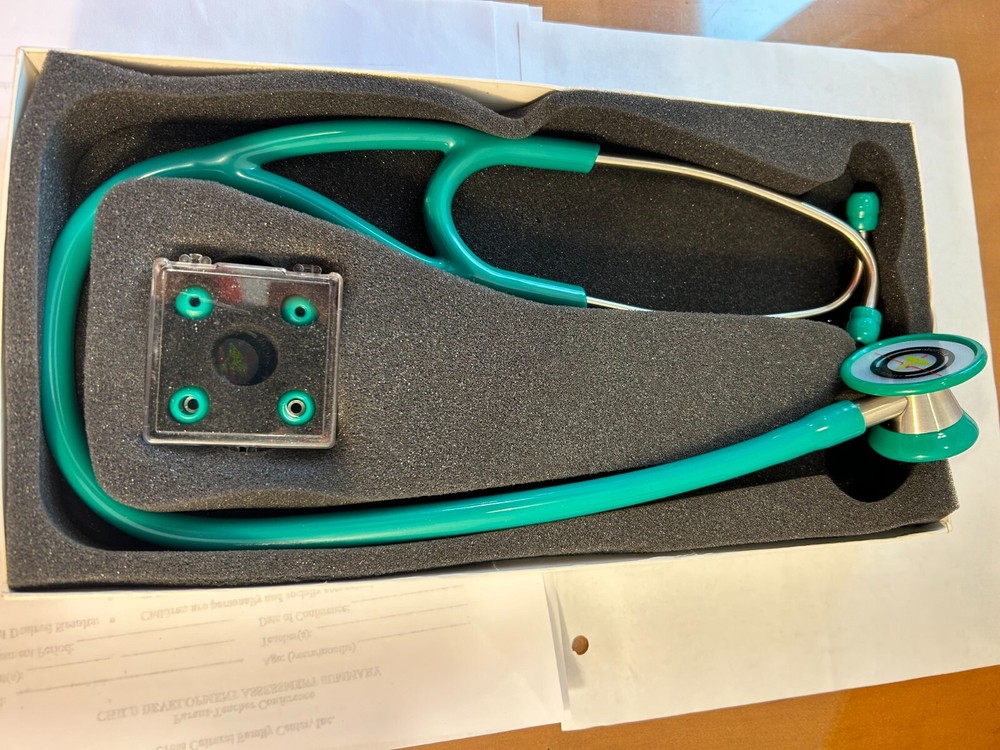 GREEN CARDIOLOGY STETHOSCOPE DIAPHRAGM PROFESSIONAL DOUBLE HEAD 