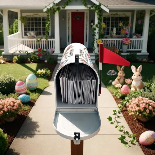 Mailbox Covers Easter Mailbox Covers Magnetic Standard 21*18in Easter Day -12