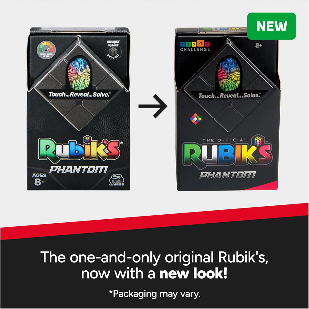 Rubik’S Cube, Phantom, 3X3 Cube Advanced Color-Changing Problem-Solving Brain Te