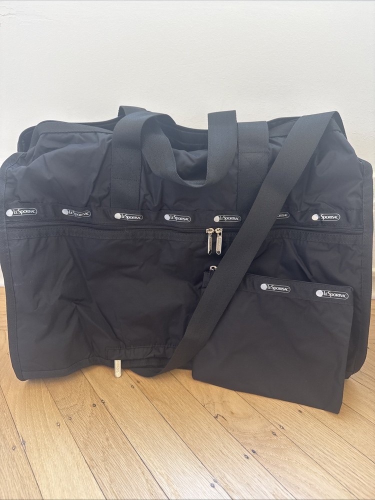 Lesportsac Large Black Weekender NEW WITH TAGS