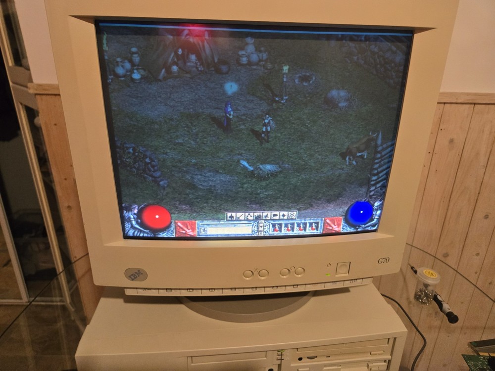 Vintage Retro Gaming Pc Computer Pentium II