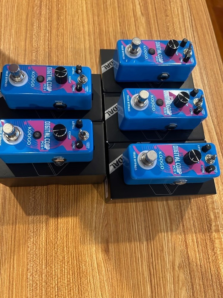 KOOGO Compressor Pedal Comp Effect Pedal for Guitar