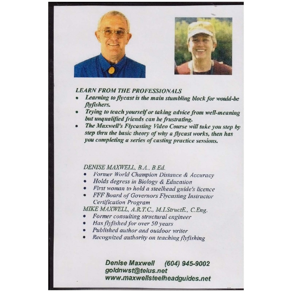 Fly Casting with Denise & Mike Maxwell 2 DVD Set