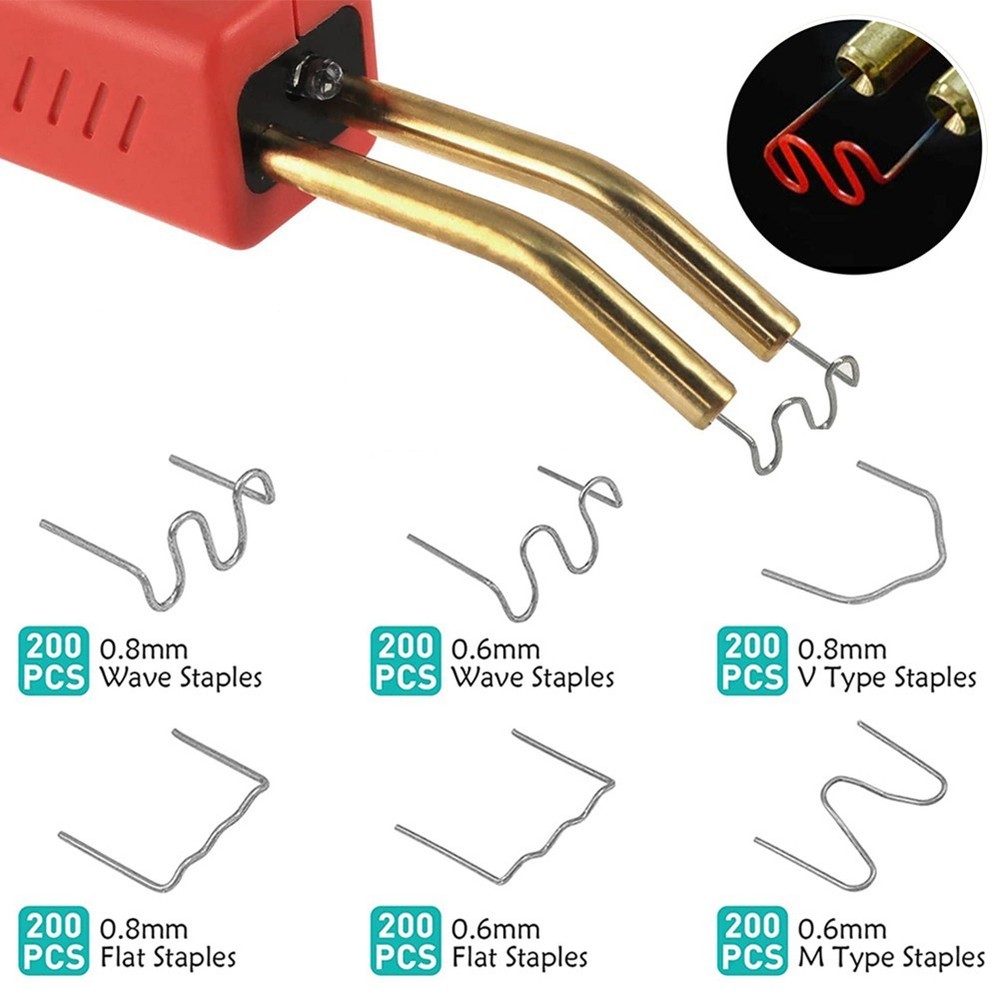 Complete welding for junior operators 1200 Hot Staples Plastic Welding Set