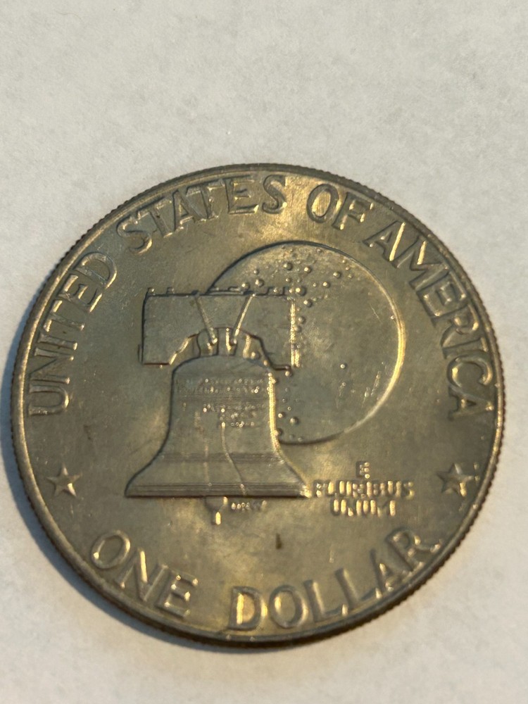 1976 d Eisenhower dollar coin - Ike Dollar - Bicentennial coin