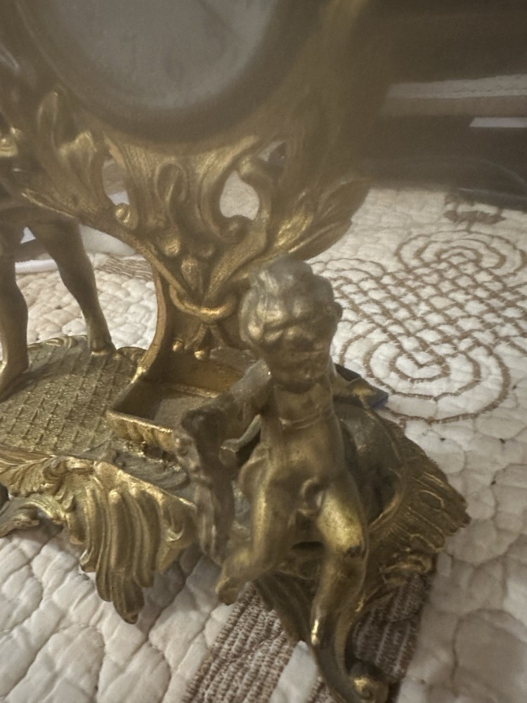 gilt bronze clock