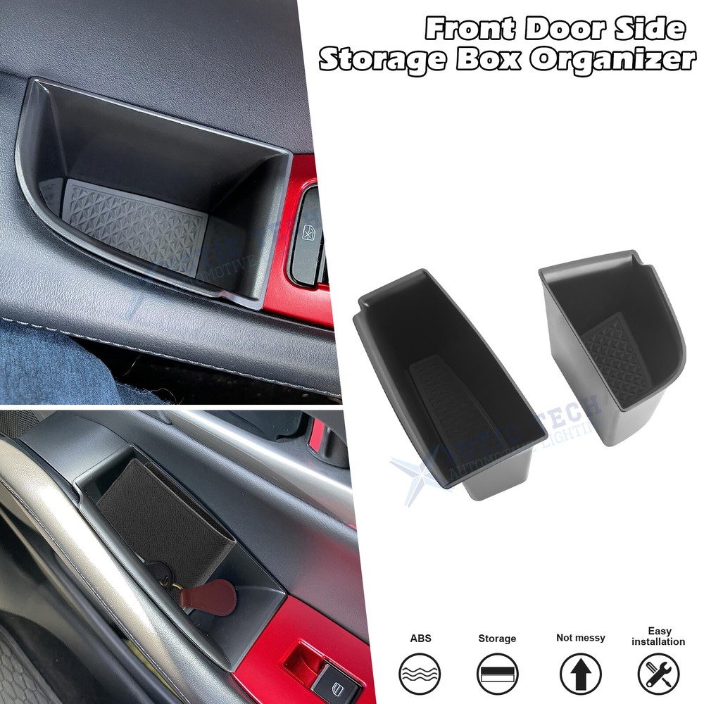 Front Door Side Storage Box Organizer Accessories For Mazda 3 CX30 2020-2026 Set