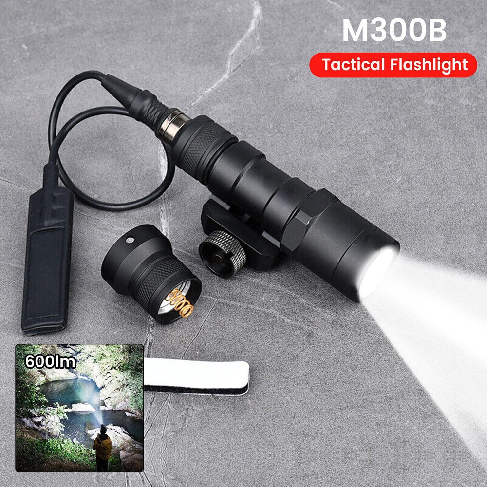 Tactical M300B Weapon Light Flashlight with Remote Control Pressure Switch - LED