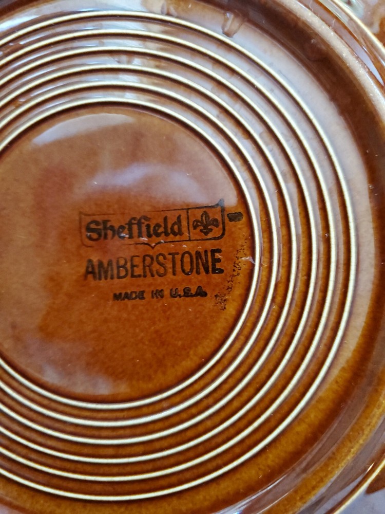 Sheffield Amberstone Vintage Dinnerware.