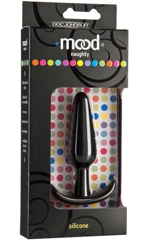 Doc Johnson Silicone Mood Naughty Medium Butt Plug Black