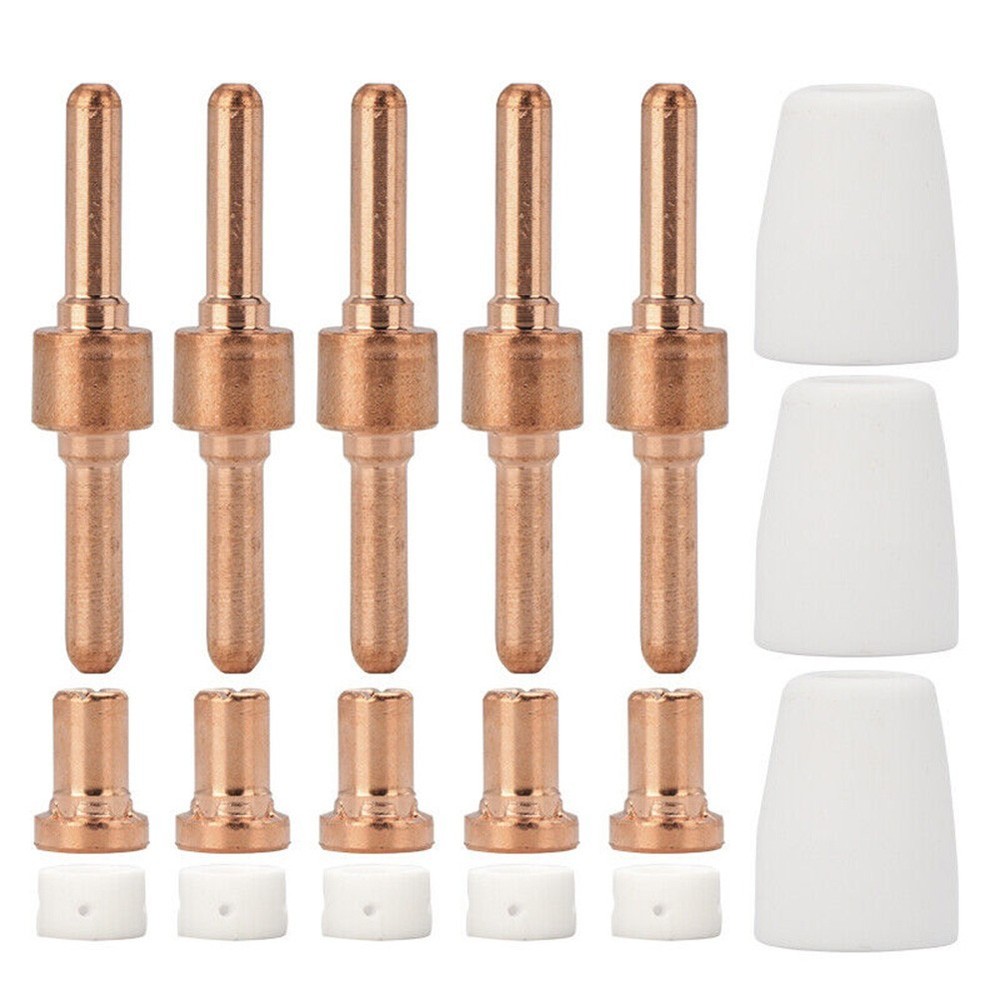 Consumables Kit Electrode 18Pcs Consumables Kit Electrode Tip Gas Ring