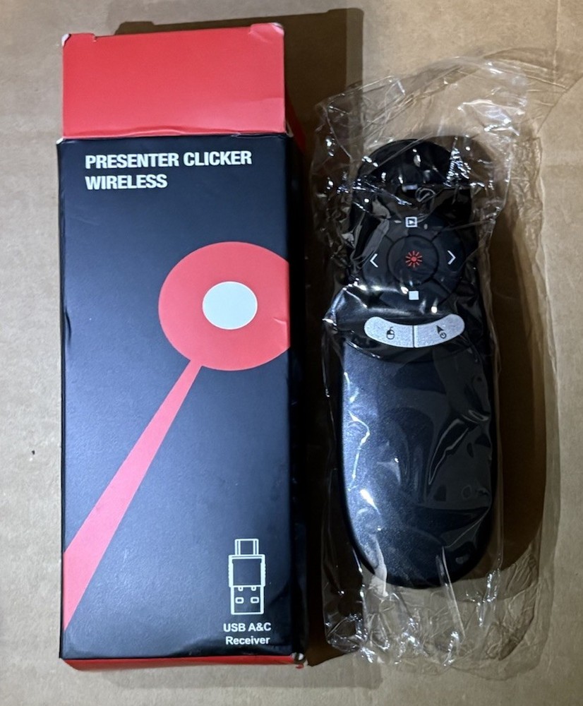 PRESENTER CLICKER WIRELESS X003H64RRR