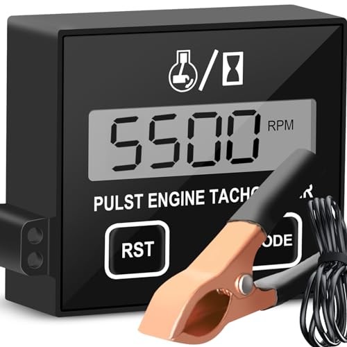 Chainsaw Tachometer-Digital Tachometer Tach Gauge Small Engine Tachometer
