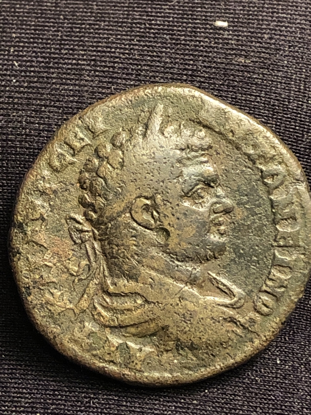 caracalla ae 29 bronze ad198-217 17.78 Grams Thrace Pautalia , Rev Standing