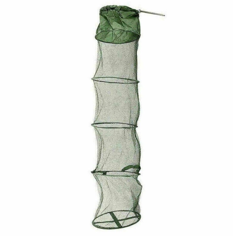 Fishing Keep Net Quick Driyng Nylon Durable Mesh for Bait Fish Crab Foldable