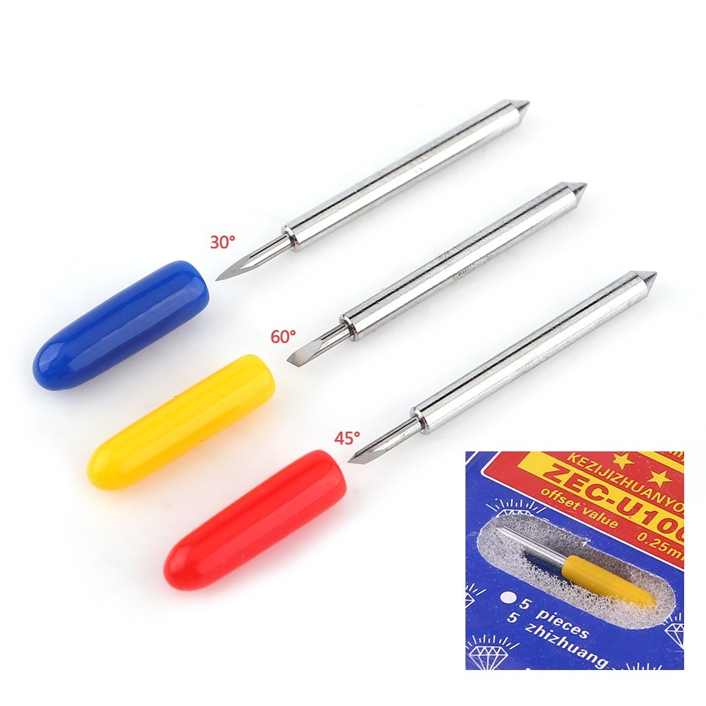 15pcs High Hardness Plotter Vinyltter Bladetting Tool 30/45/60 Degree BEA