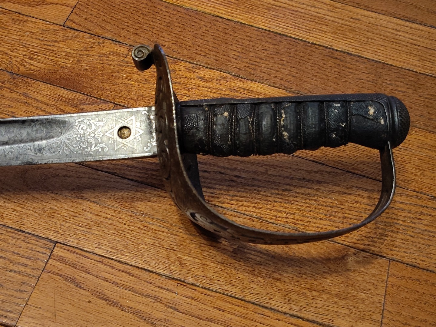 Antique British Pre WW1 Infantry Officer Saber, London Made 41" Total