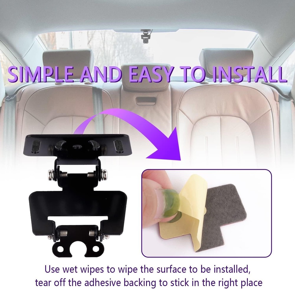 Universal Dash Cam Mount Bracket for Rear Camera Holder Rear Window Bracket Comp