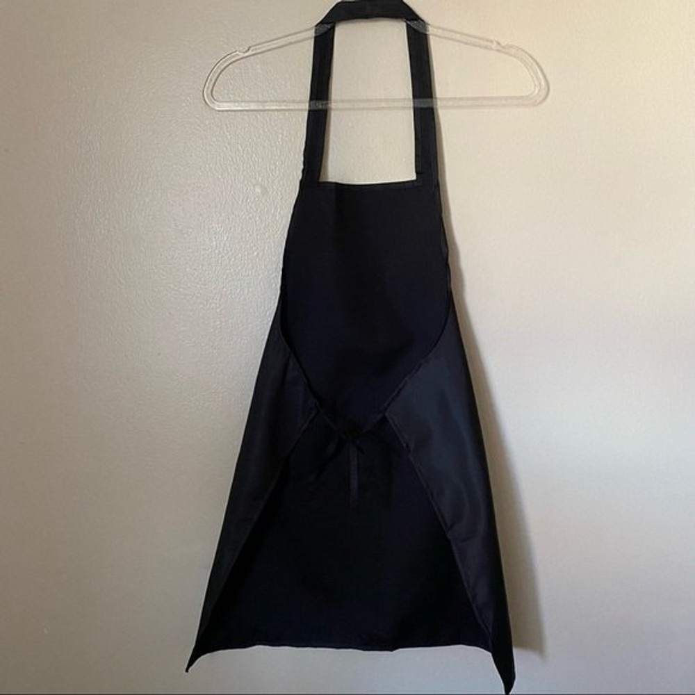 Solid Black Cooking Baking Kitchen Restaurant Apron