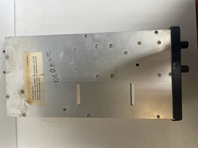 Narco Escort 110 Nav/ Comm, Untested, No Tray, Knobs Work, For Parts