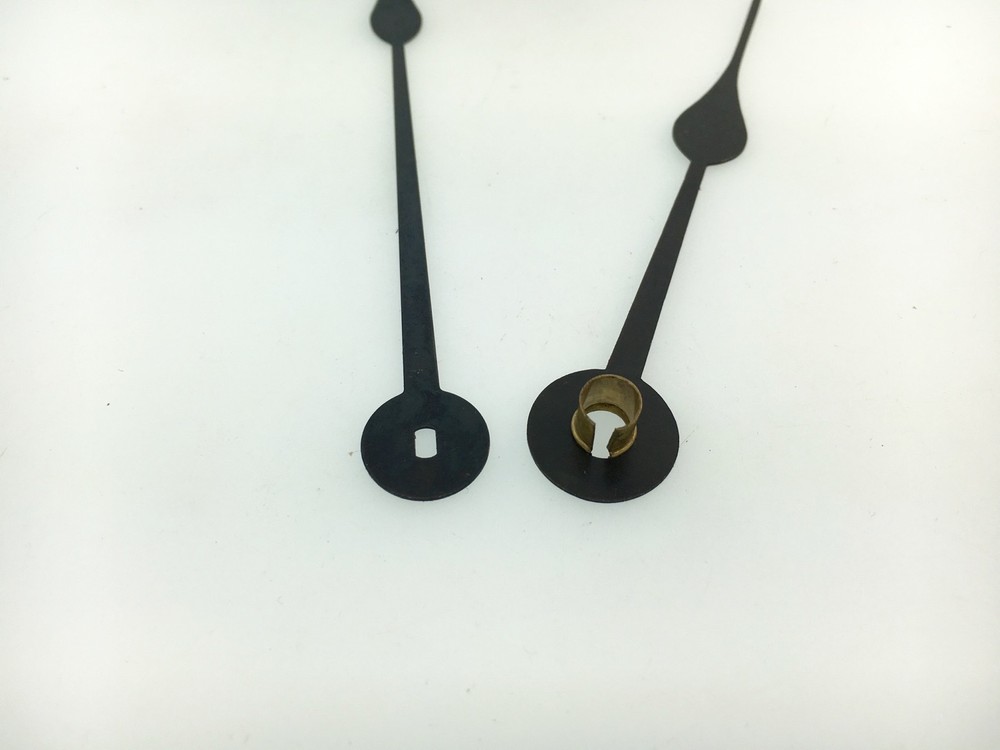 Antique Clock Spade Hand Set for 9" Dal Oblong Hole