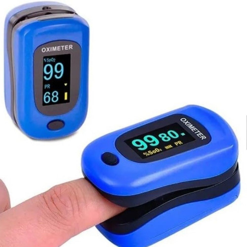 Fingertip Digital Oximeter Blue Brand New