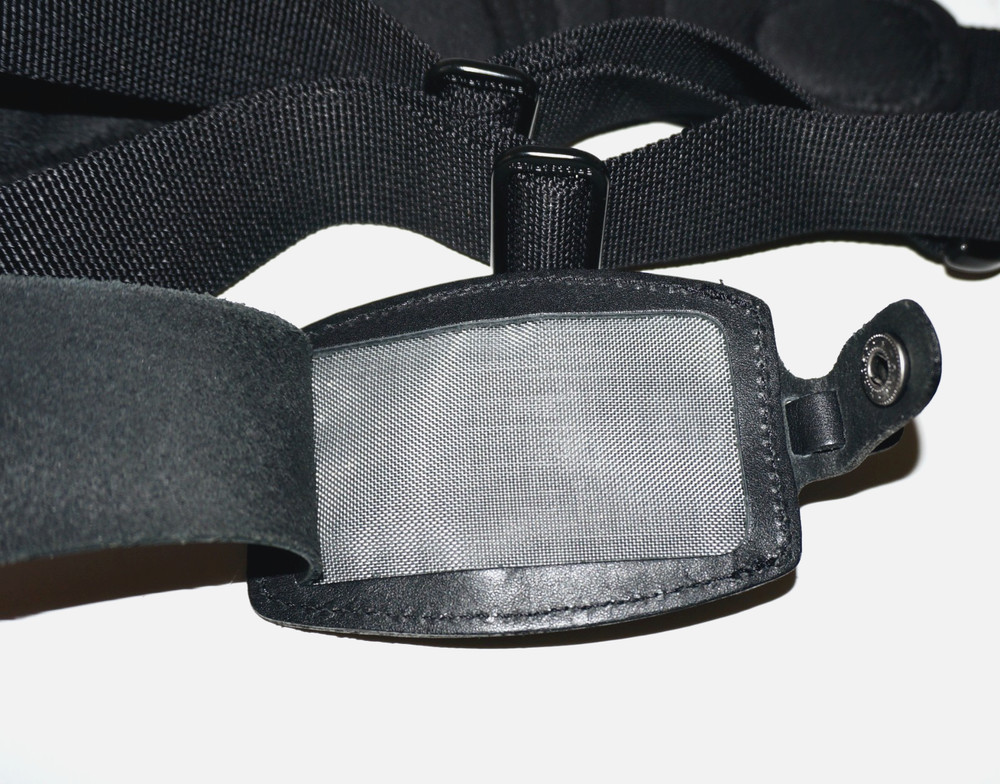 BRIGGS & RILEY Black Nylon Webbing Adjustable 33" - 53" Luggage Strap & Tag