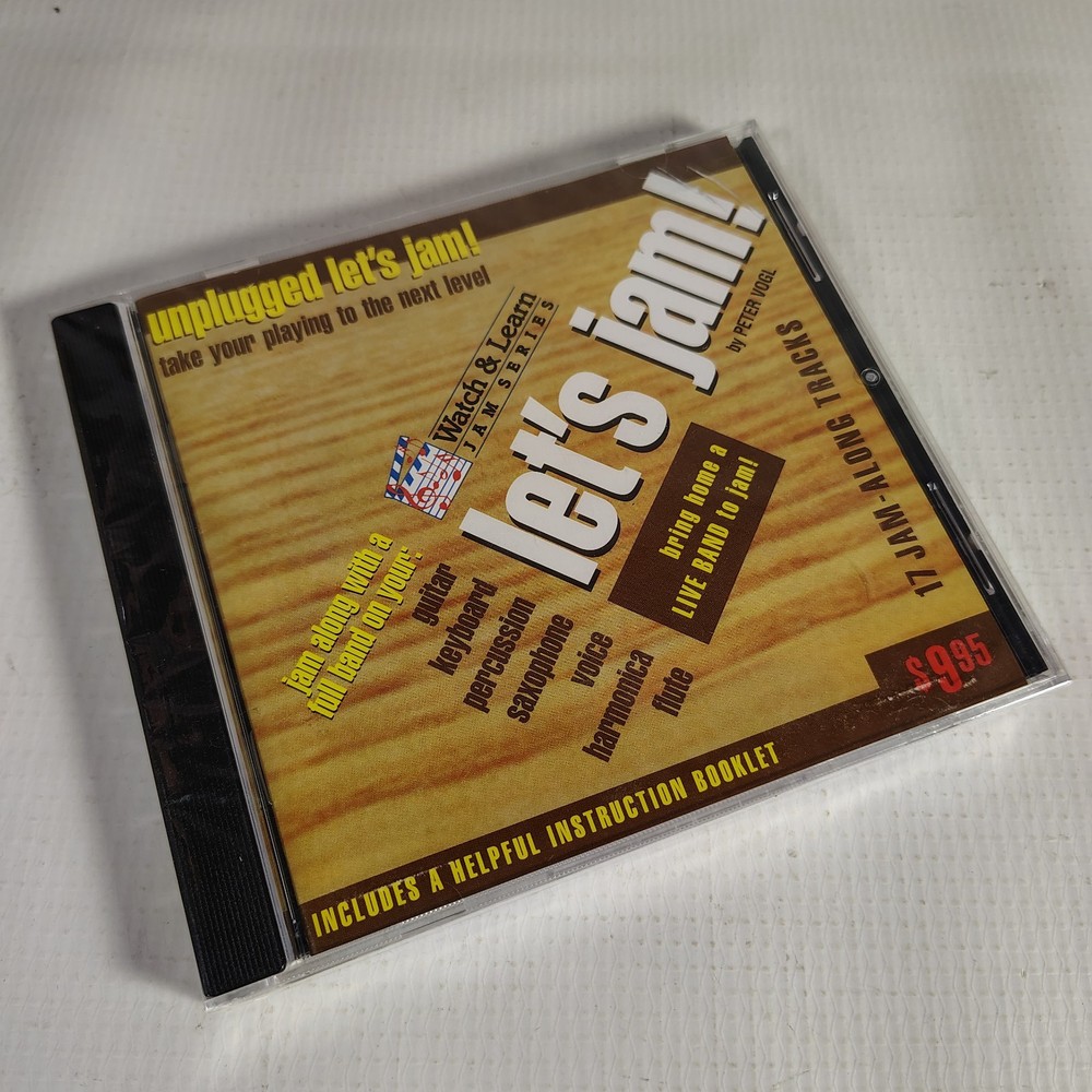 Let’s Jam! Unplugged Let's Jam Watch & Learn Jam Series CD Peter Vogl