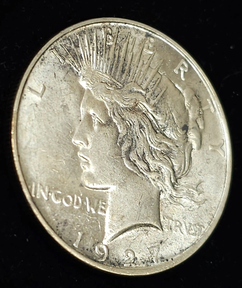 1927-D Peace Dollar AU
