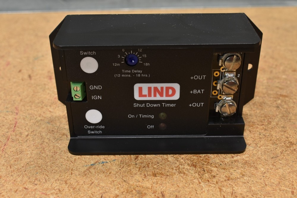 Lind SDT1230-012 12 Volt DC Shut Down Timer Vehicle Battery Protection Unit