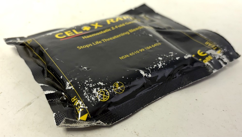 British Military Issue Celox Rapid Z-Fold Gauze