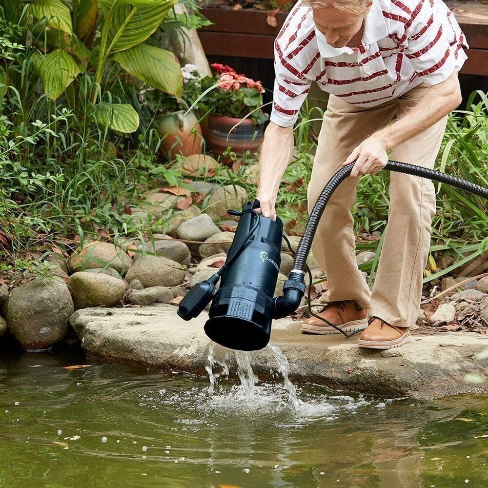 1.6 HP Sump Pump Submersible with Automatic Float Switch 4858GPH Transfer Pump